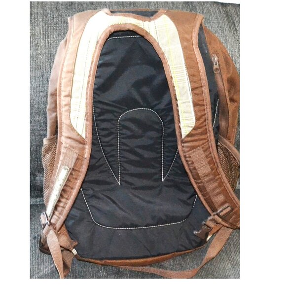 Dakine Interval Backpack Brown With Brown Plaid Multi Pockets Padded Straps - Picture 4 of 7